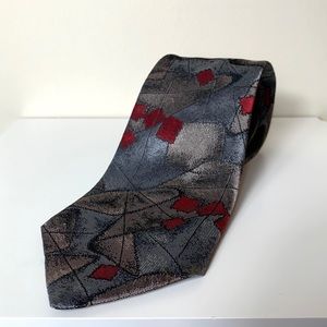 Oscar De La Renta Patchwork Design Tie